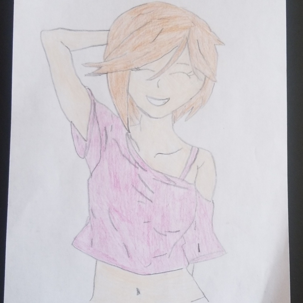 A beautiful drawing of a girl